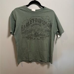 Harley-Davidson Green Short Sleeve Tee